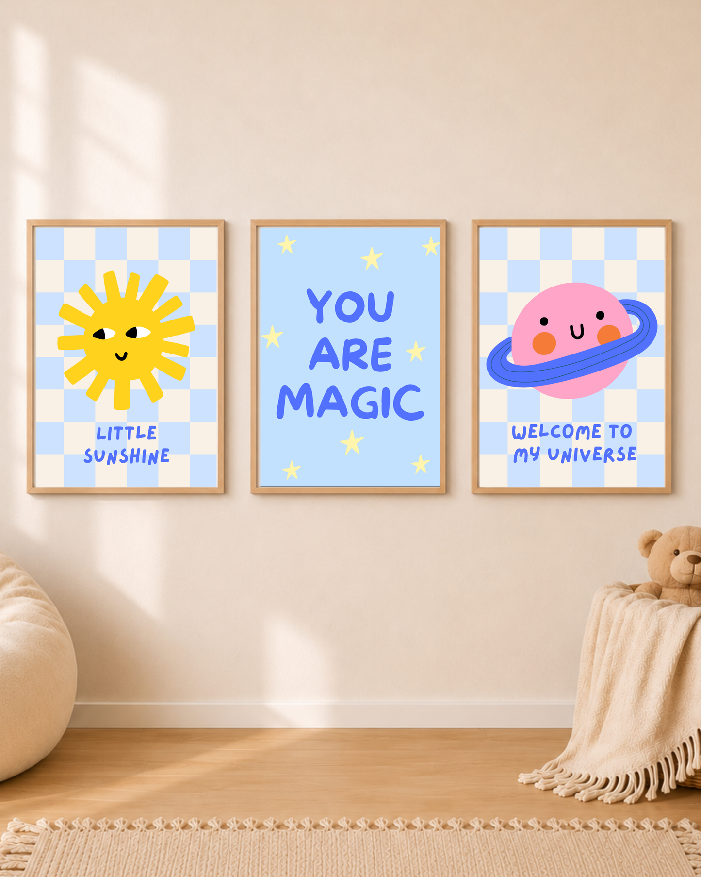 3er Poster Set „Universum“ – Digitale Poster zum Ausdrucken