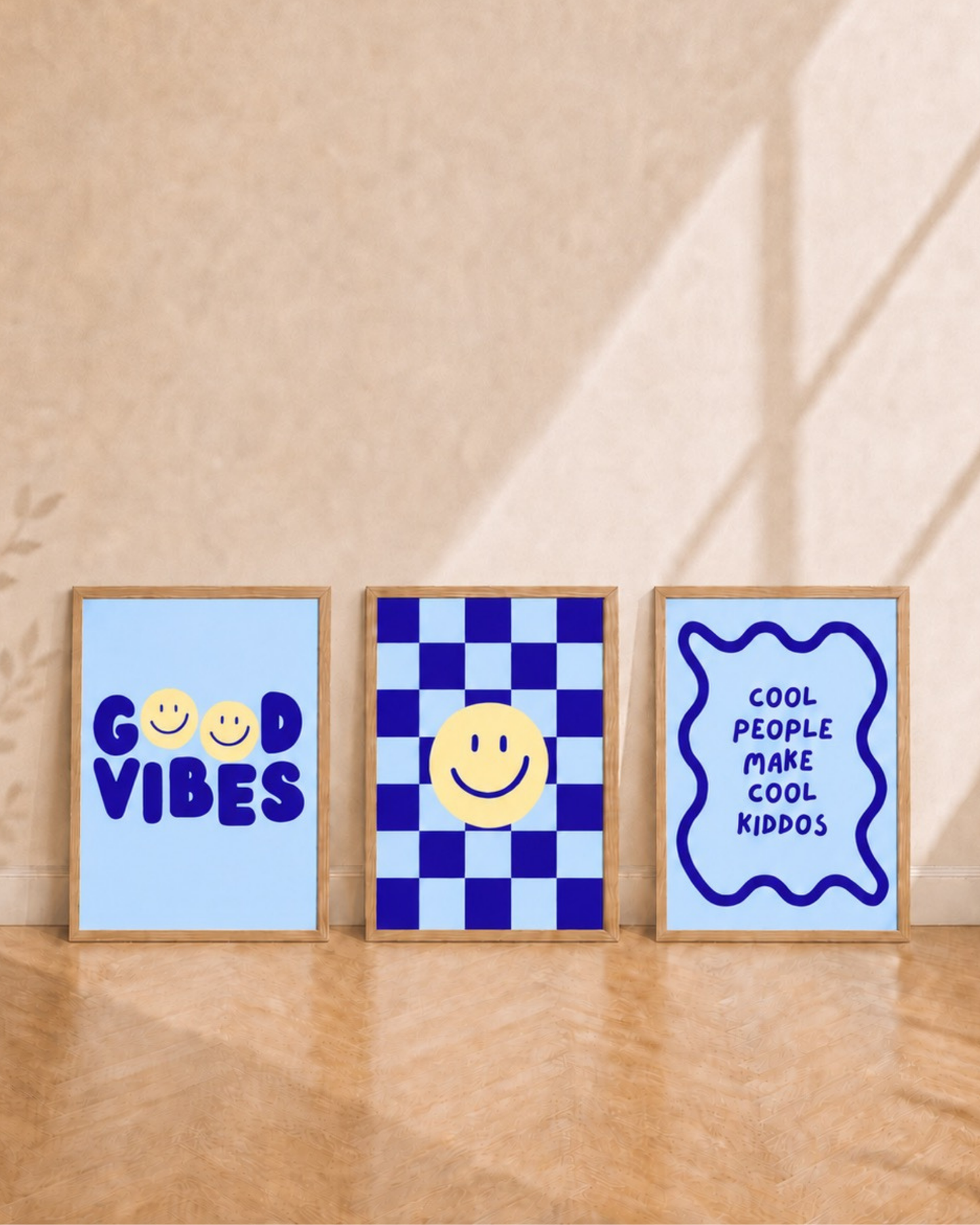 3er Poster Set „Good Vibes Set“ – Digitale Poster zum Ausdrucken