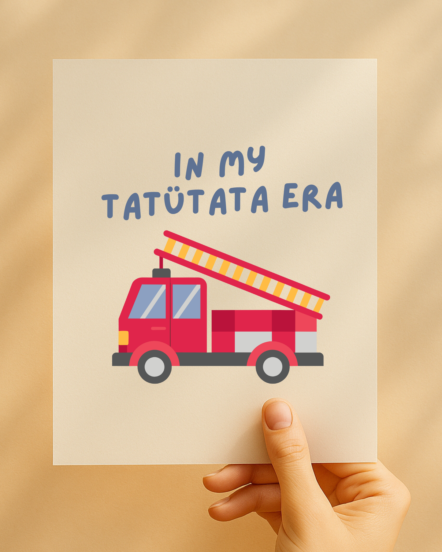 Bügelbild Feuerwehr "In my Tatütata Era"