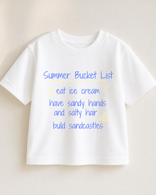 Bügelbild „Summer Bucket List“
