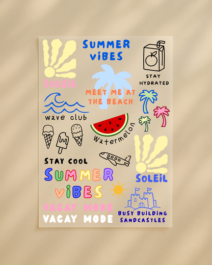 Bügelbild Set „Summer Vibes“