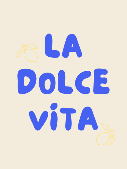 3er Poster Set „La dolce Vita“ –  Digitale Poster zum Ausdrucken