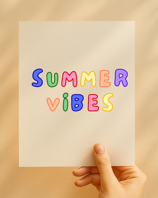 Bügelbild „Summer Vibes“