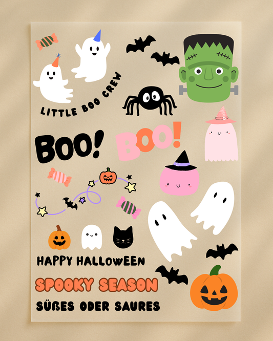 Bügelbilder Set "Spooky Season“ – Halloween