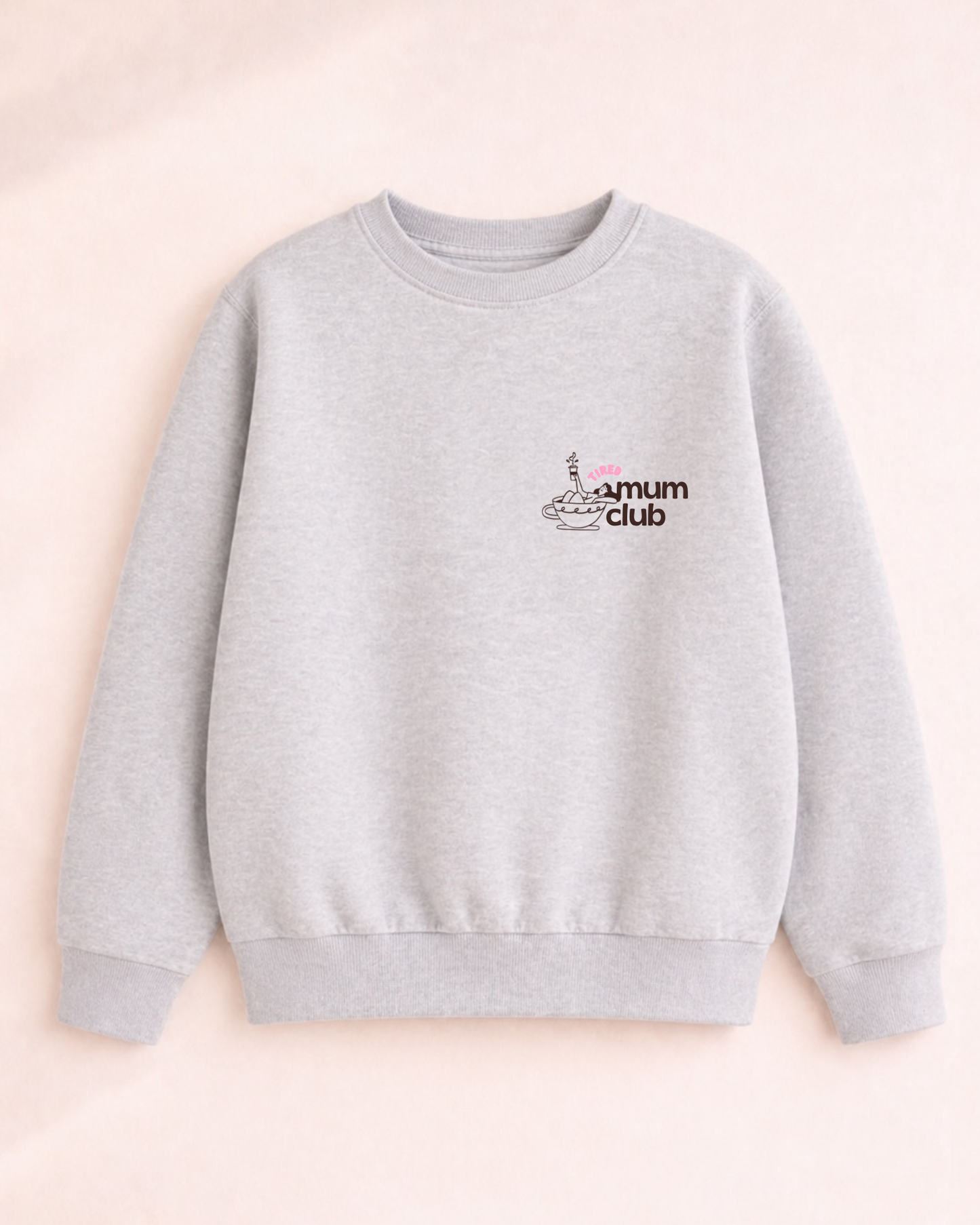 Bügelbild „Tired Mum Club“ - Einzelmotiv