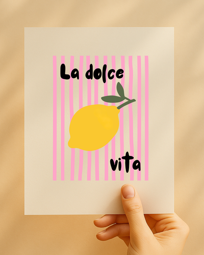 Bügelbild „La dolce vita“