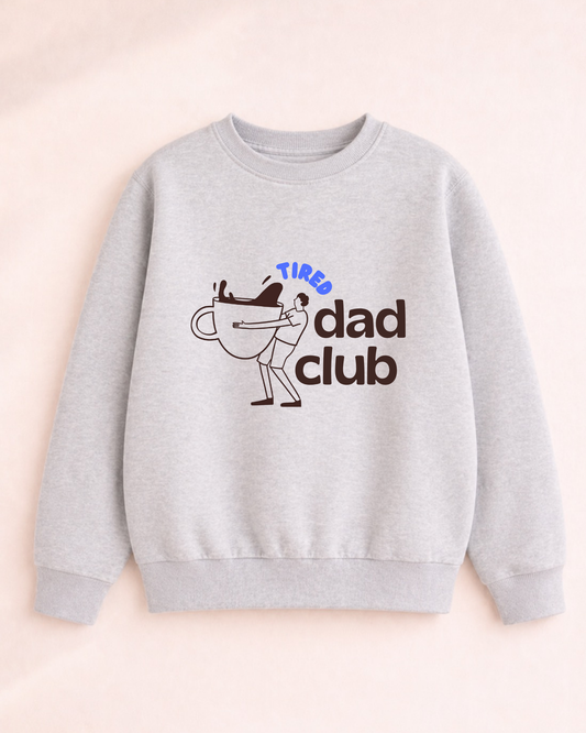 Bügelbild „Tired Dad Club“ - Einzelmotiv