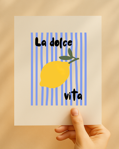 Bügelbild „La dolce vita“