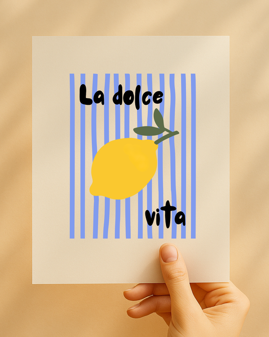 Bügelbild „La dolce vita“