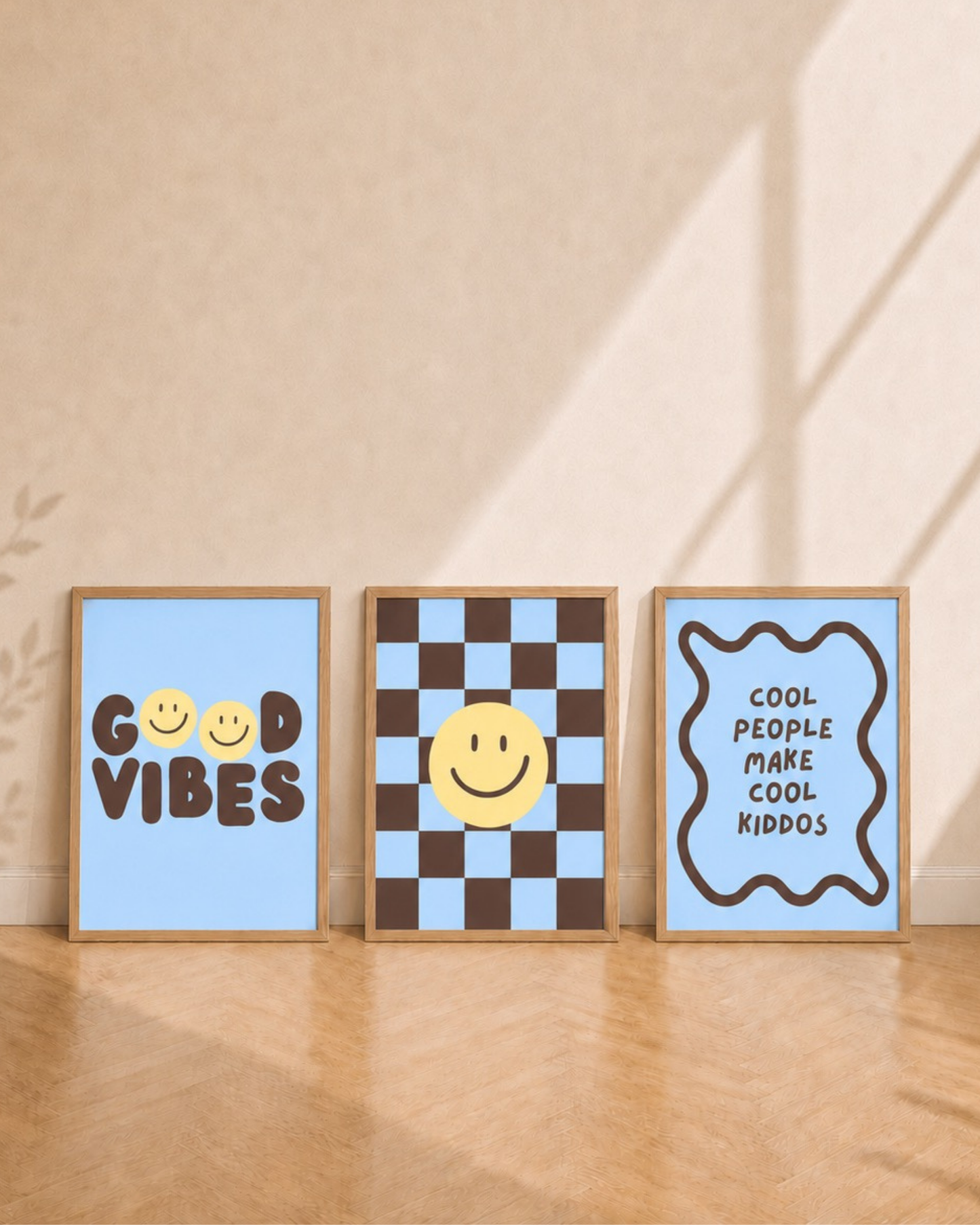 3er Poster Set „Good Vibes Set“ –  Digitale Poster zum Ausdrucken