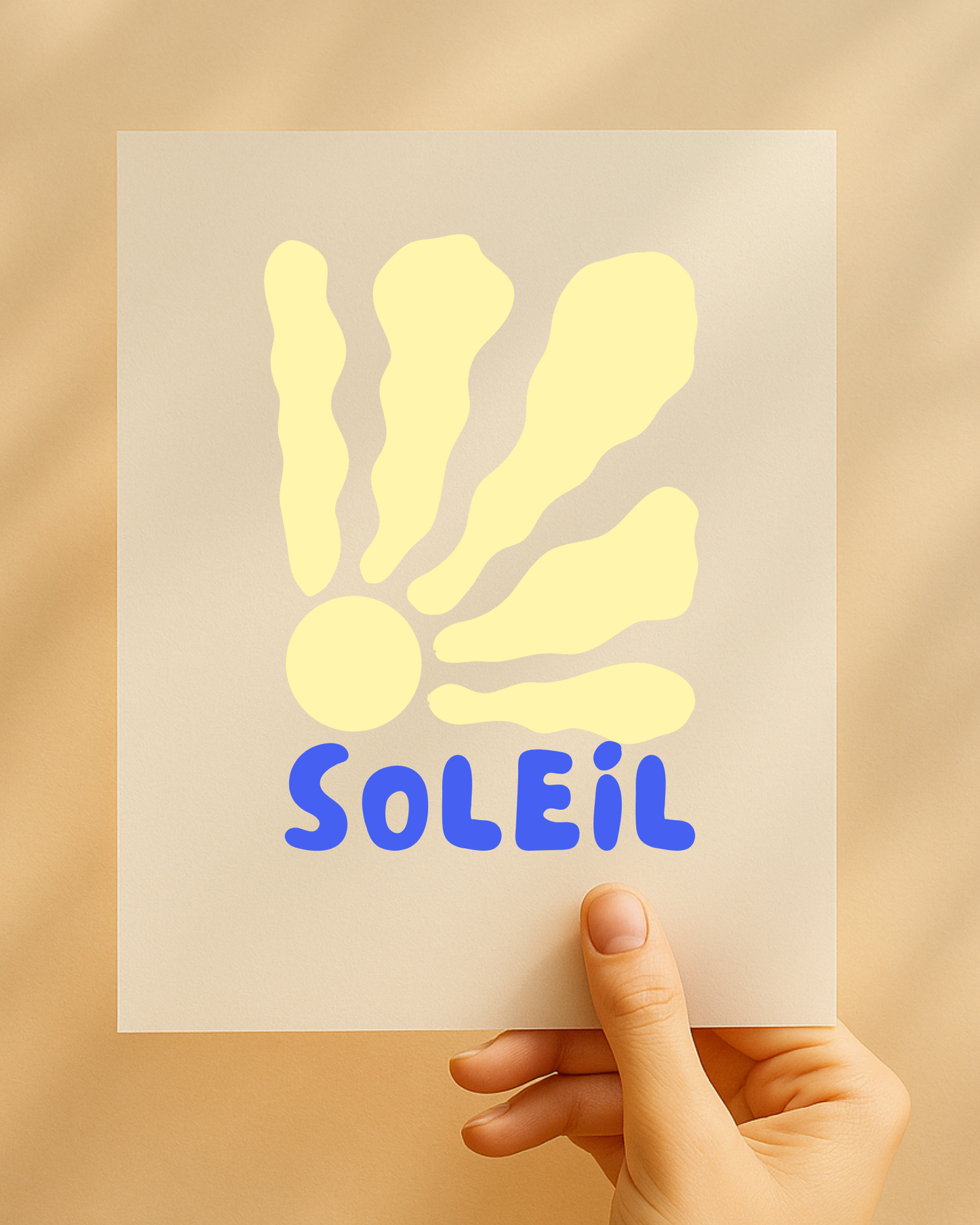 Bügelbild „Soleil“