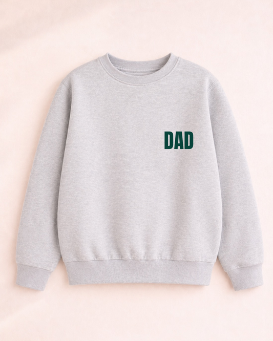 Bügelbild „Dad - where love begins“ - Einzelmotiv