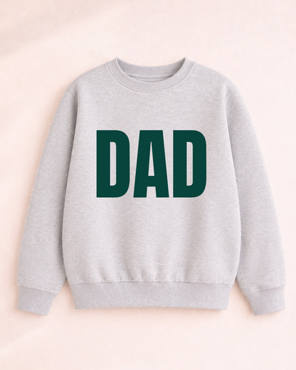Bügelbild „Dad - where love begins“ - Einzelmotiv
