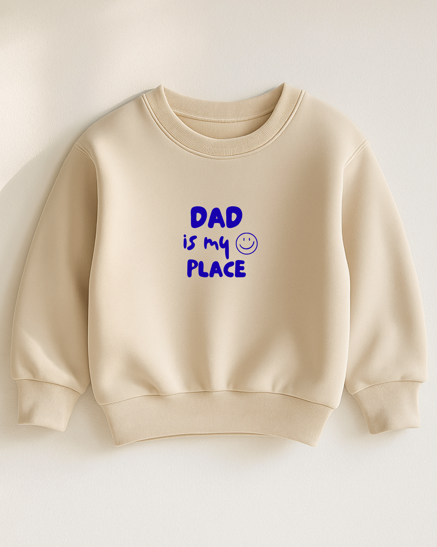 Bügelbild „Dad is my happy place“