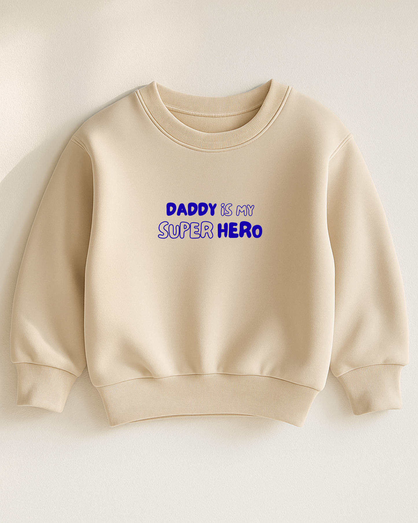 Bügelbild „Dad is my super hero“