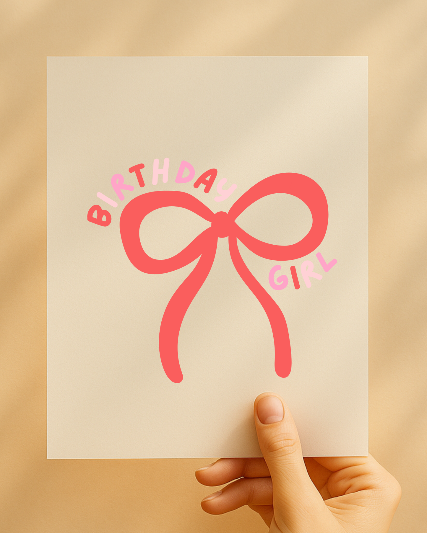 Bügelbild "Birthday Girl" zum Geburtstag