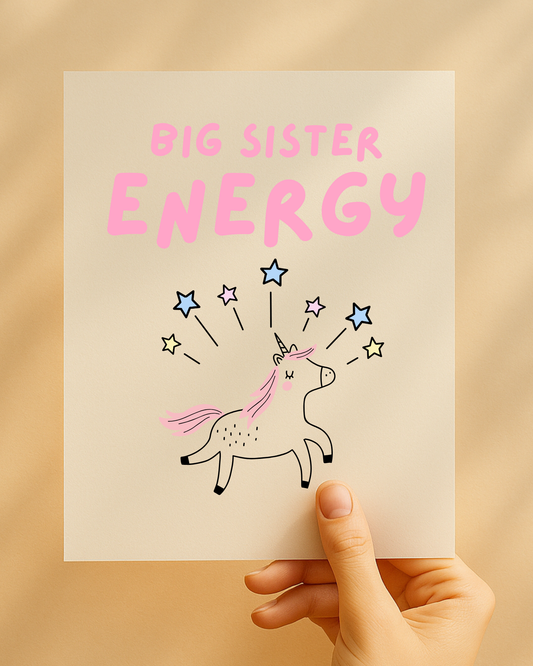Bügelbild "Big Sister Energy"