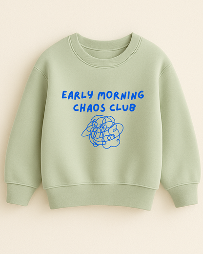 Bügelbild "Early Morning Chaos Club”