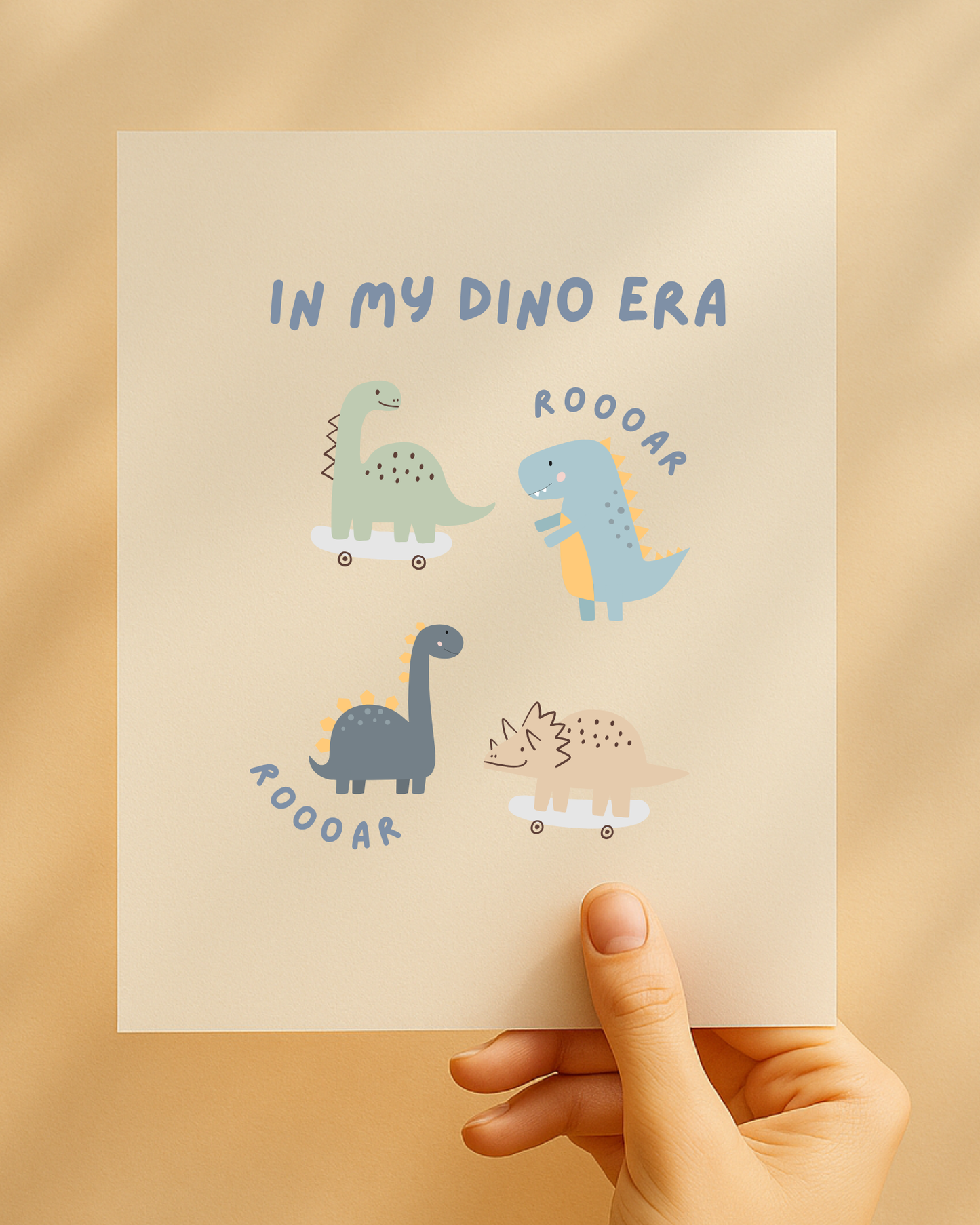 Bügelbild "In my Dino Era"