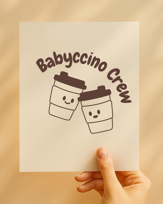 Bügelbild "Babycchino Crew"