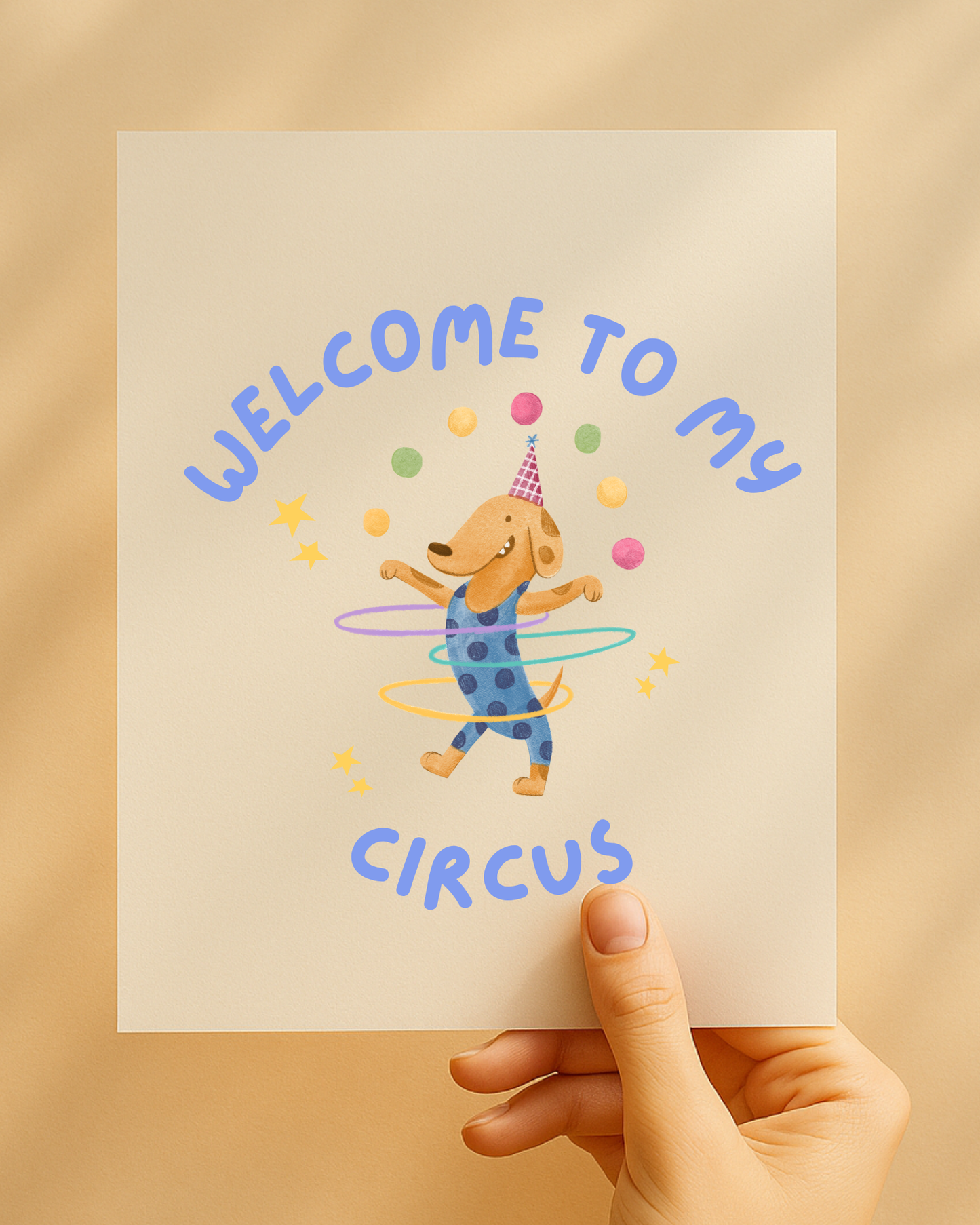 Bügelbild "Welcome to my Circus"