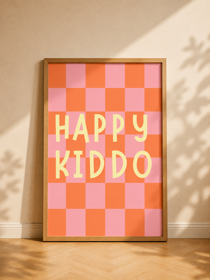 2er Poster Set „Happy Vibes“ –  Digitale Poster zum Ausdrucken