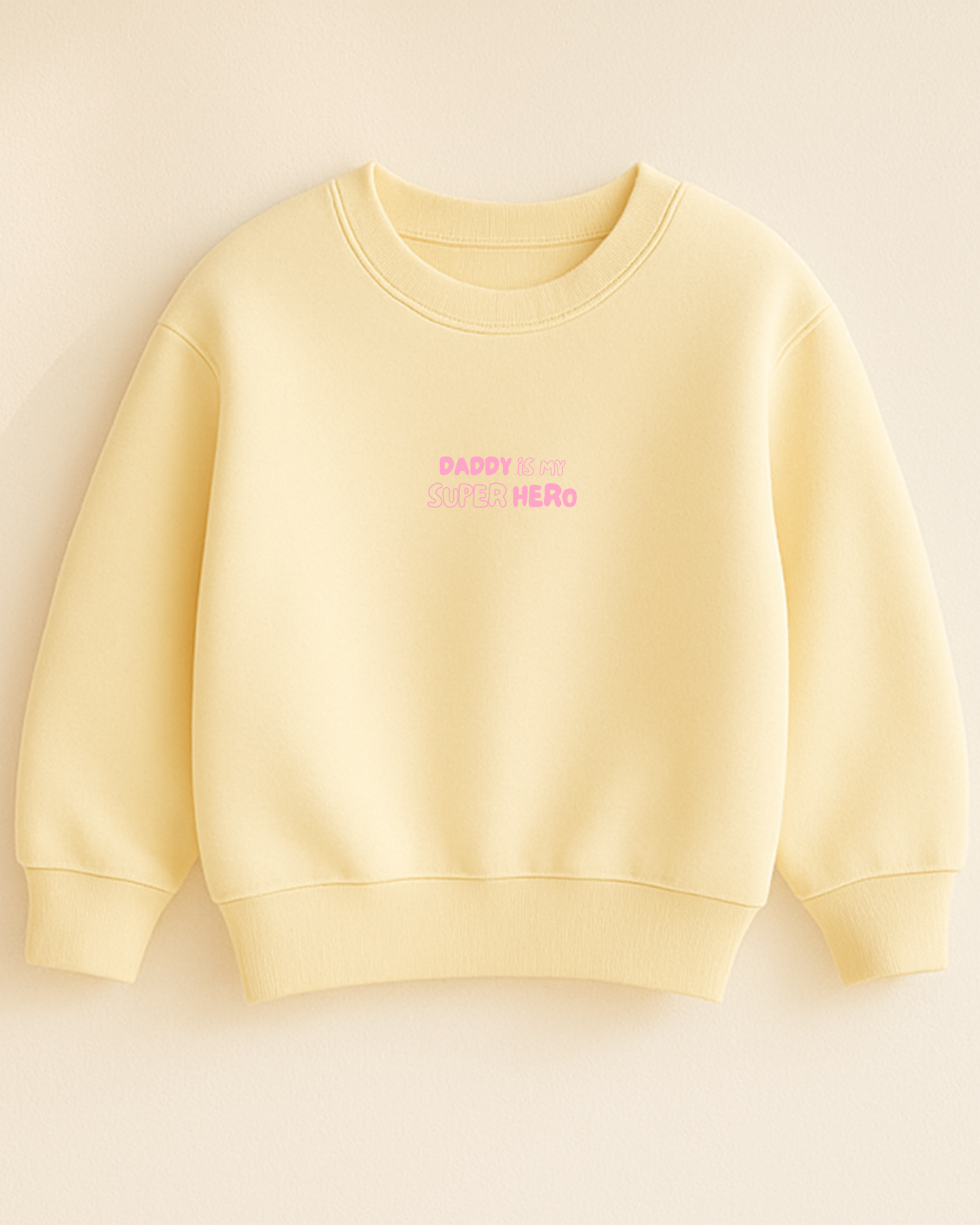 Bügelbild „Dad is my super hero“