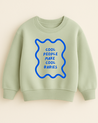 Bügelbild "Cool People Make Cool Babies"